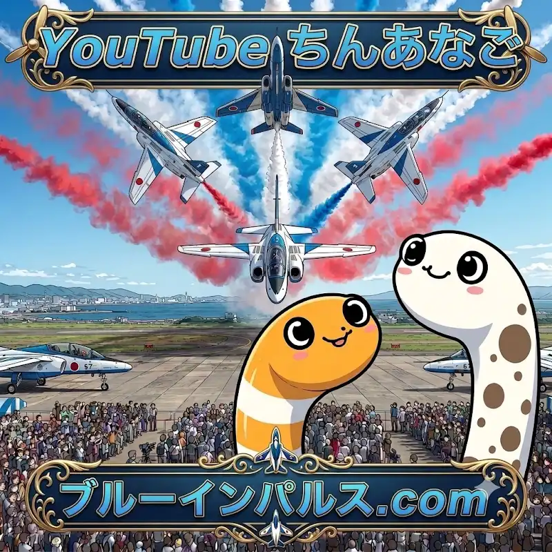 YouTubeちんあなご ブルーインパルス.com ステッカー画像