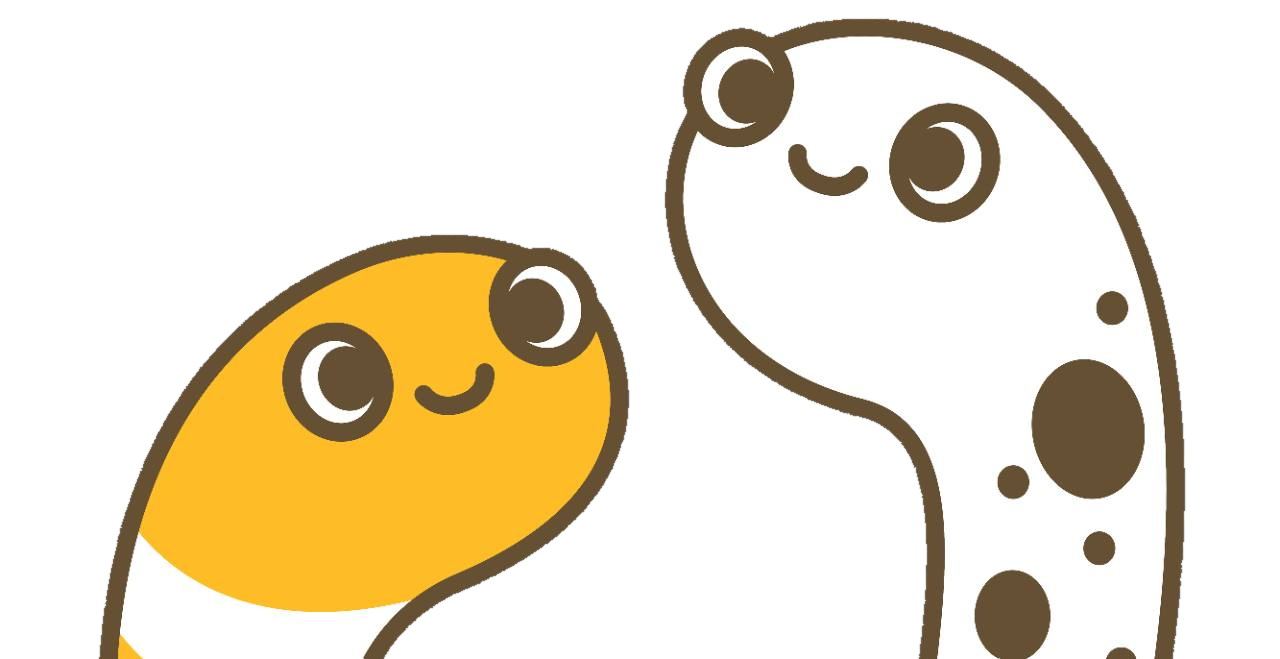 次の地域を案内するちんあなごチャンネルのキャラクター